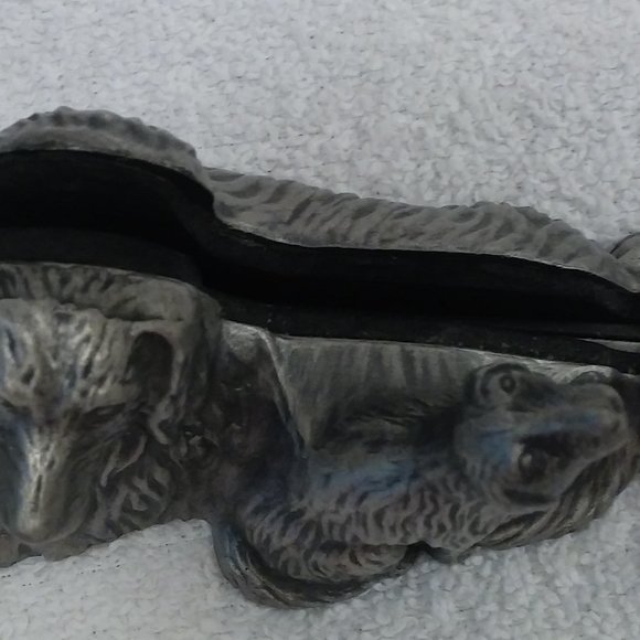 Dogs letter or Business Card metal holder Weighted - Picture 4 of 9